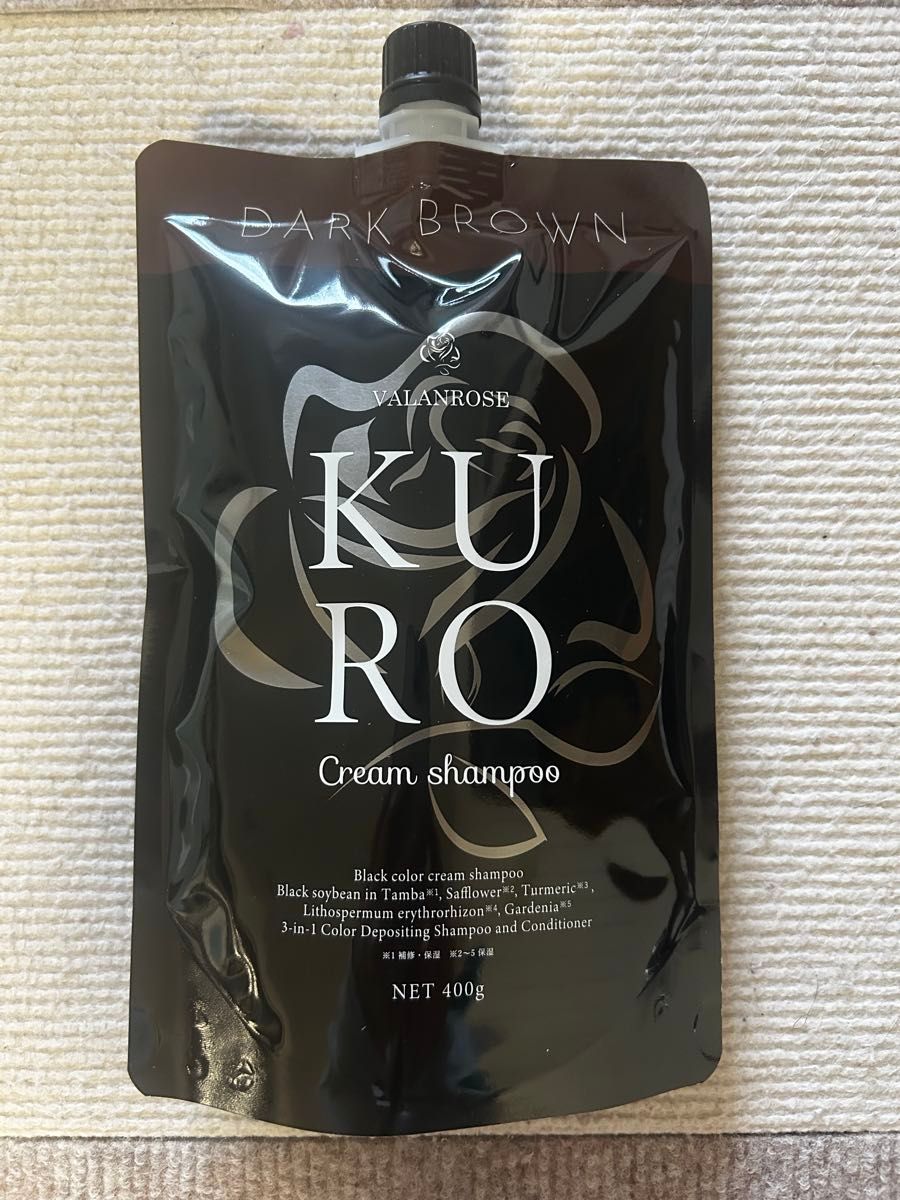 KUROクリームシャンプー ダークブラウン VALANROSE｜Yahoo!フリマ（旧