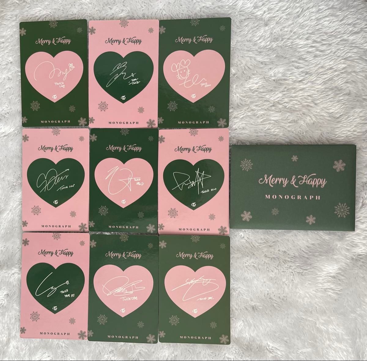 廃盤】TWICE Merry & Happy メリハピ モノグラフ トレカ付き｜Yahoo