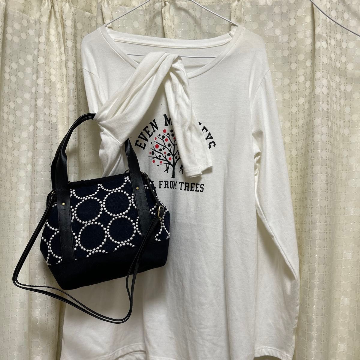 ミナペルホネン ハンドメイド がま口バッグ ドクターズバッグ