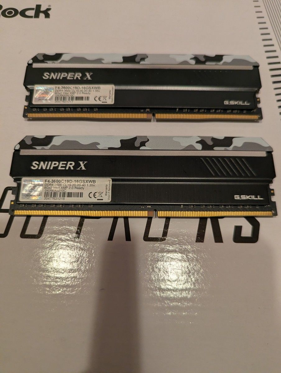 G SKILL SNIPER X DDR4 メモリ 8GB×2枚 16GB 3600MHz｜Yahoo!フリマ