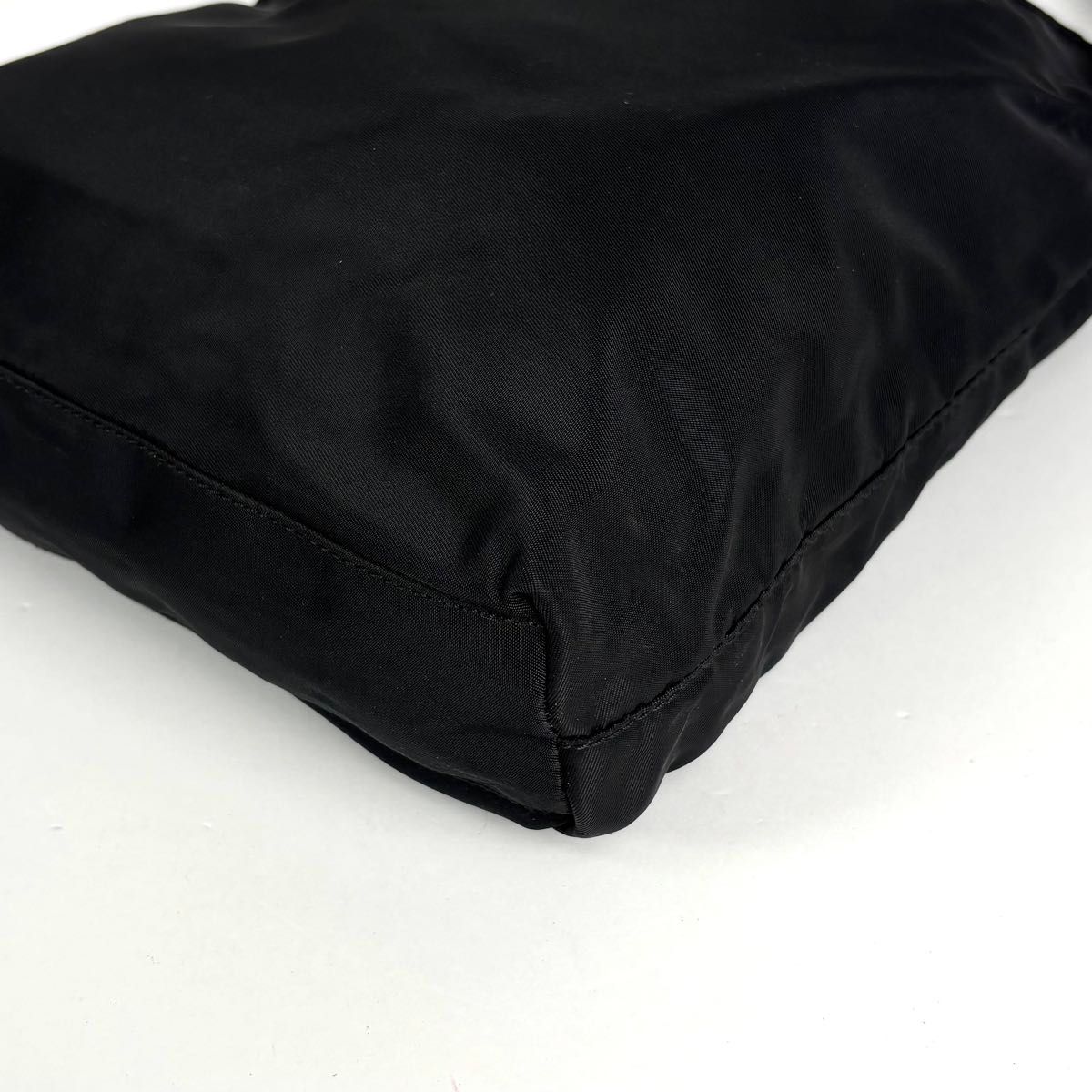 極美品 ギャラ付 PRADA プラダ 三角ロゴ トートバッグ ハンドバッグ