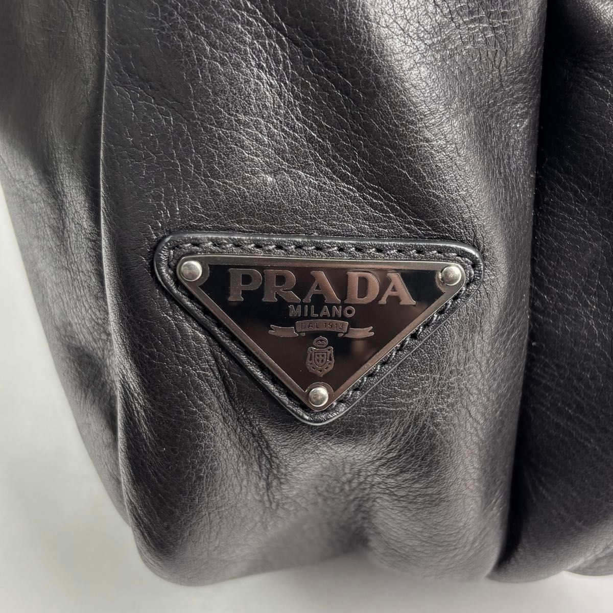 極美品 PRADA プラダ 三角ロゴ ショルダーバッグ カメラバッグ