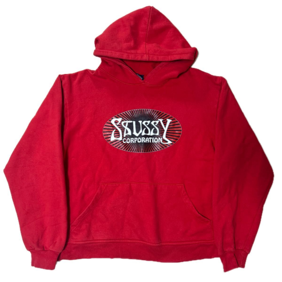 ステューシー STUSSY 紺タグ USA製 ロゴ パーカー トレーナー