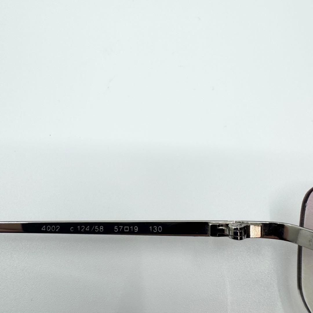 CHANEL シャネル サングラス 4002 ツーポイント ココマーク リムレス