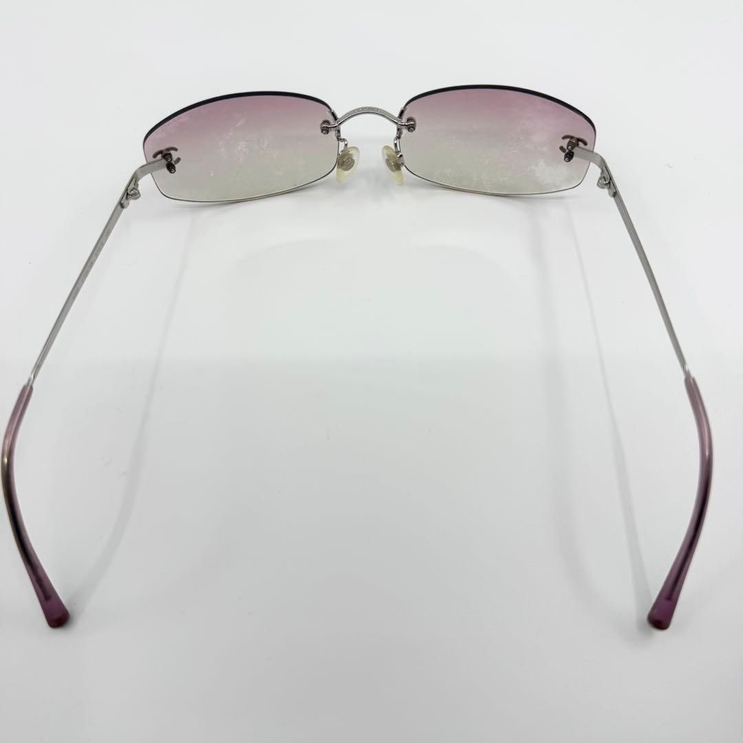 CHANEL シャネル サングラス 4002 ツーポイント ココマーク リムレス