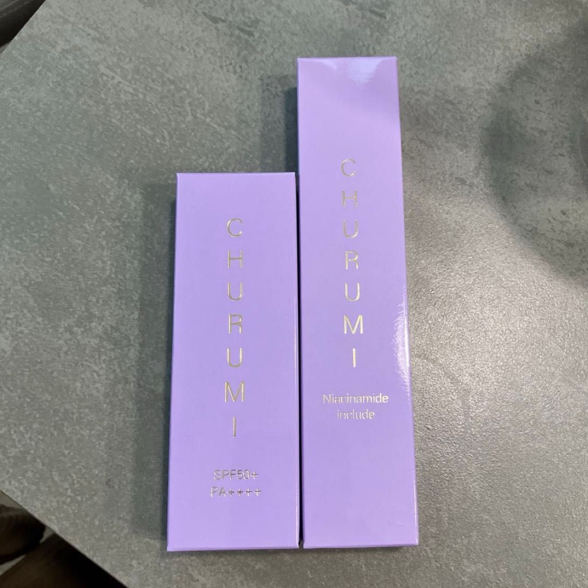 CHURUMI ナイアシンアミド フェイスクリーム＋ファンデーション 4本