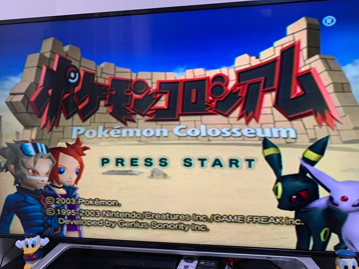 NINTENDO GAMECUBE ポケモンコロシアム メモリーカード データー有り
