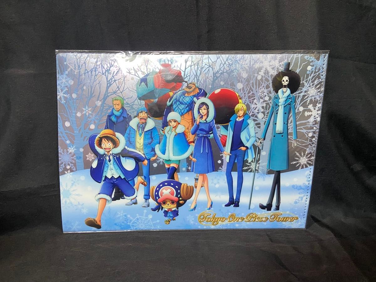 新品 麦わらの一味 Winter クリアファイル 東京ワンピースタワー