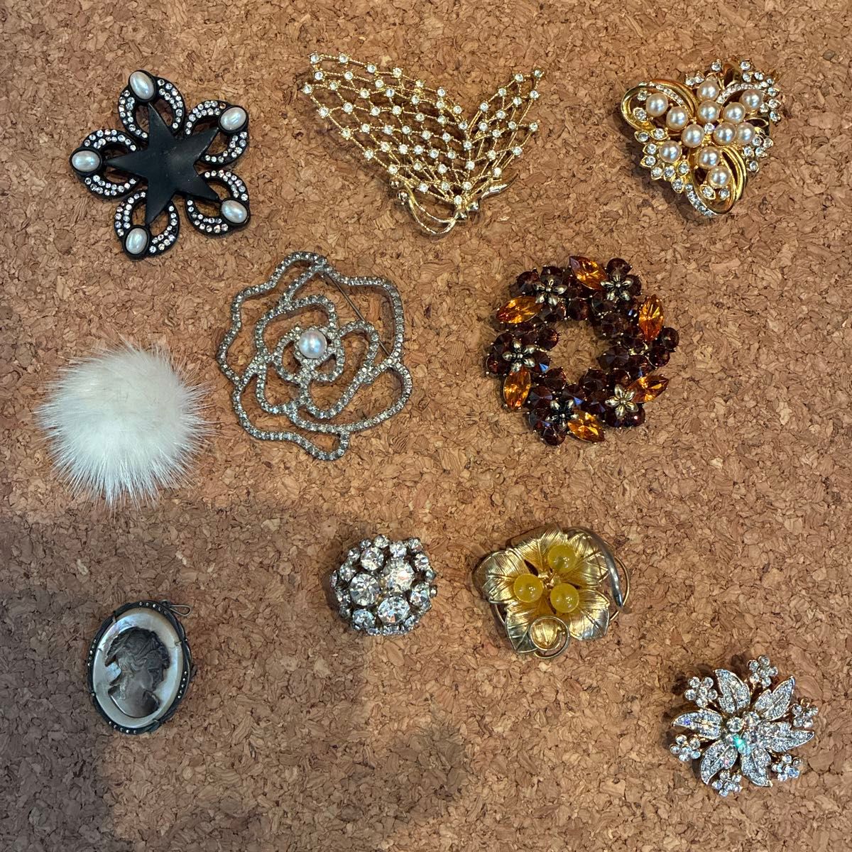 ヴィンテージ ブローチ まとめ売り 10点セット アクセサリー｜Yahoo