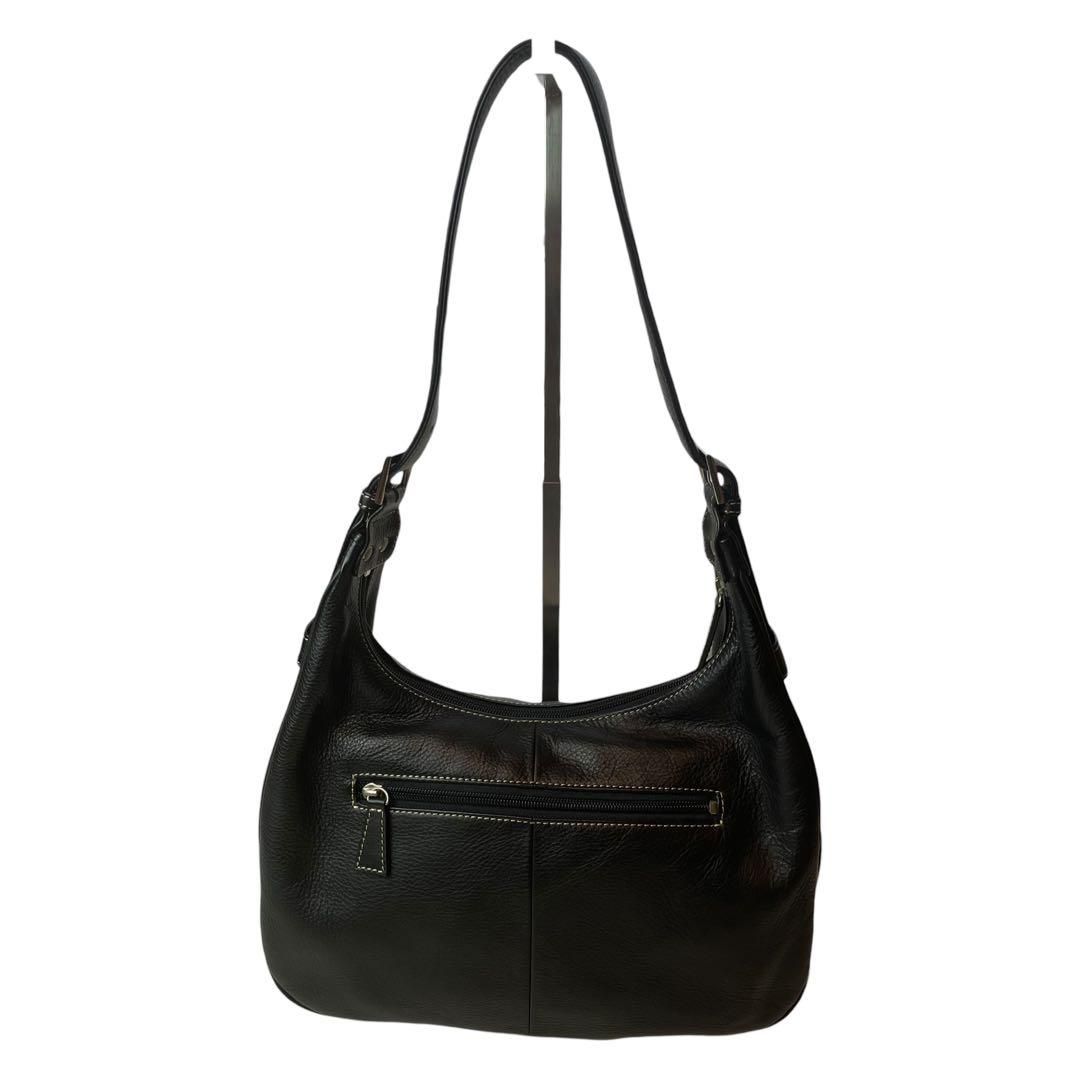 キタムラ Kitamura ワンショルダーバッグ ブラック レザー 肩掛け 黒