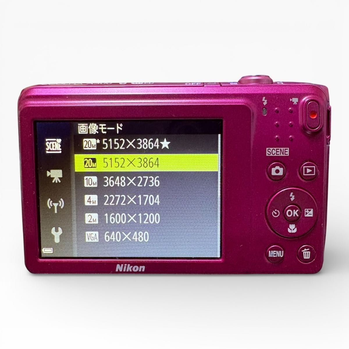 極美品】Nikon COOLPIX A300 ピンク Wi-Fi＆Bluetooth搭載 ニコン