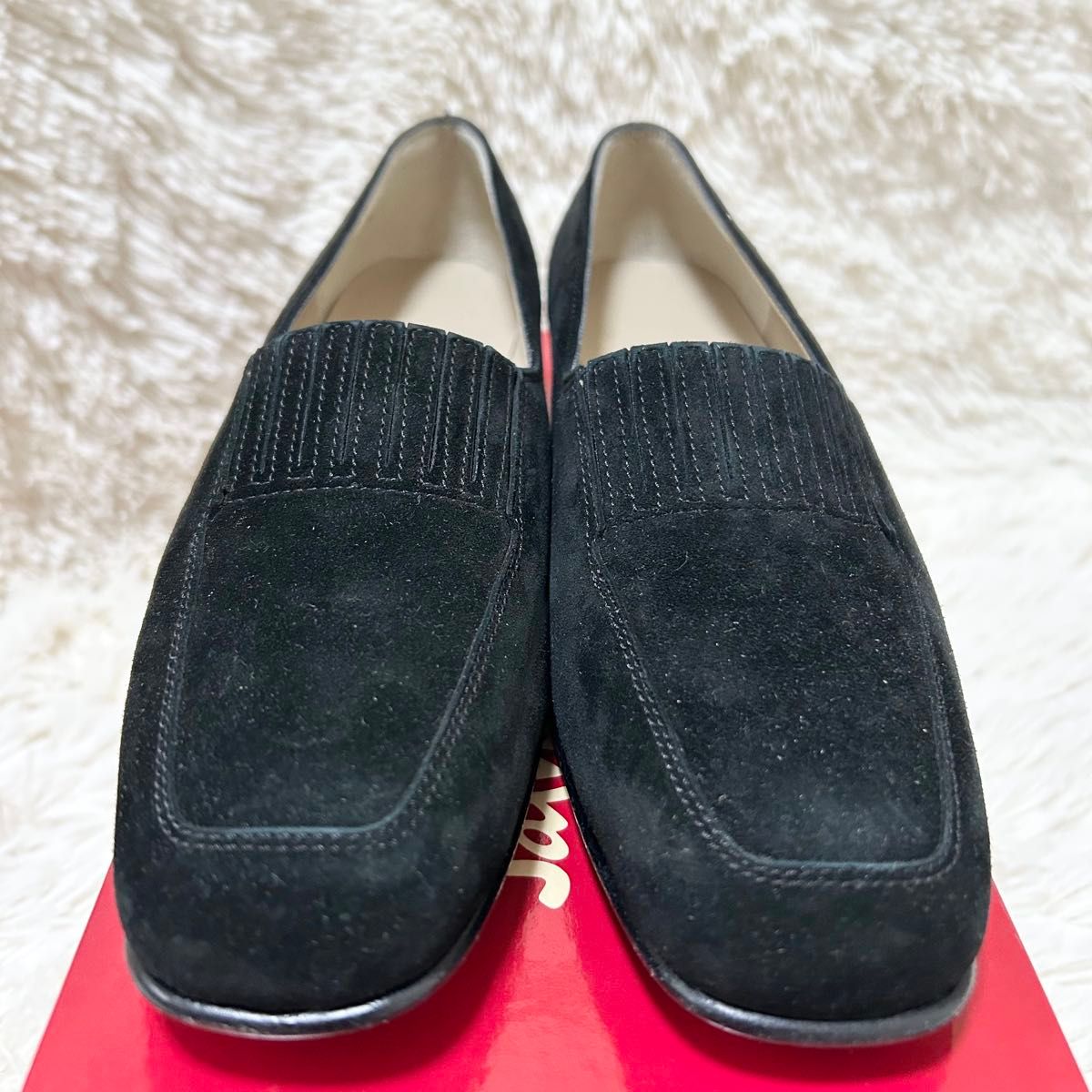 美品】Salvatore Ferragamo フェラガモ ローファー パンプス スエード