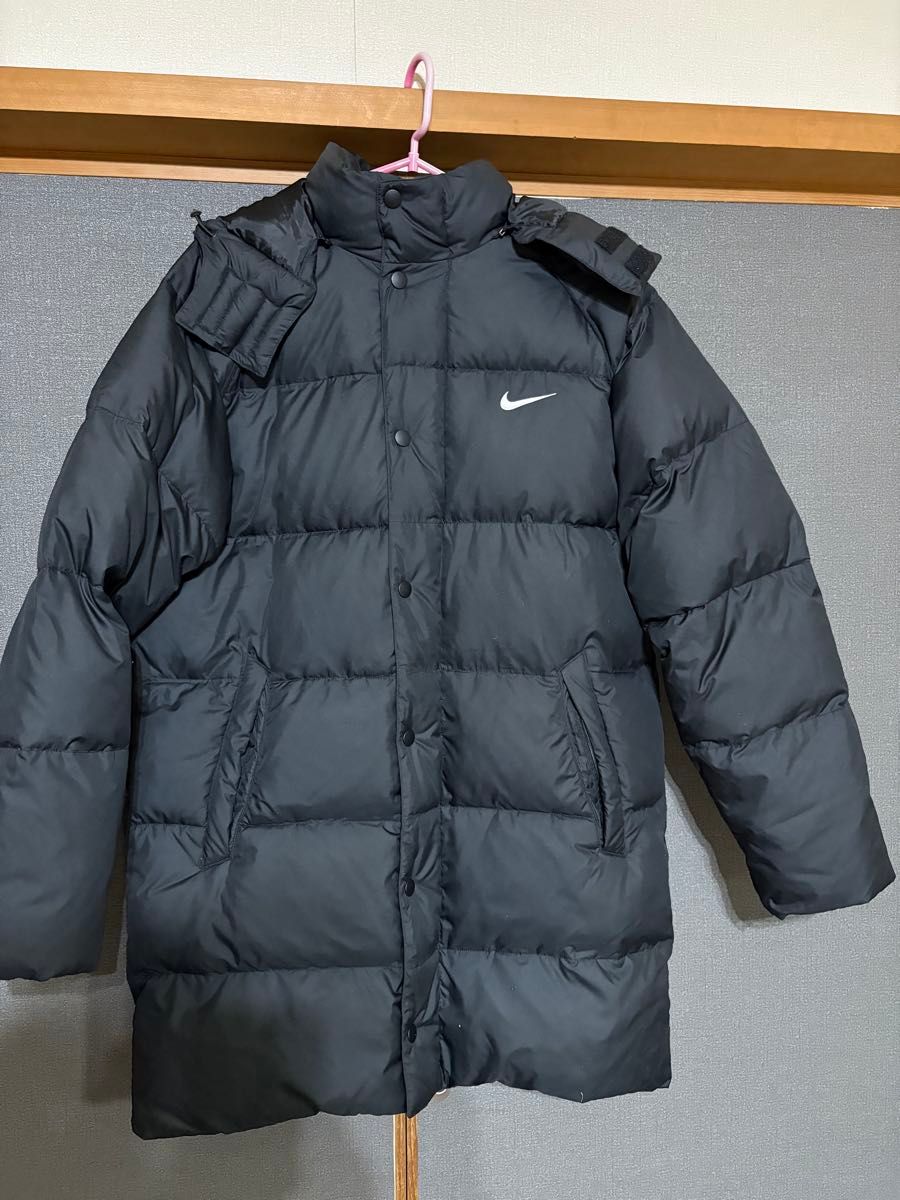 NIKE ナイキ ダウンジャケット ブラック フード付き｜Yahoo!フリマ（旧