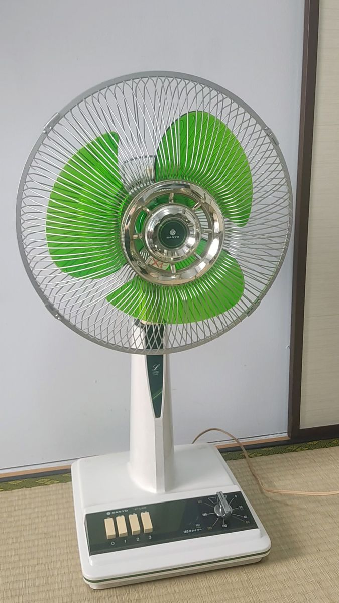 扇風機 東芝 TOSHIBA F-148(N) タイマー付 昭和63年製 昭和レトロ 昭和