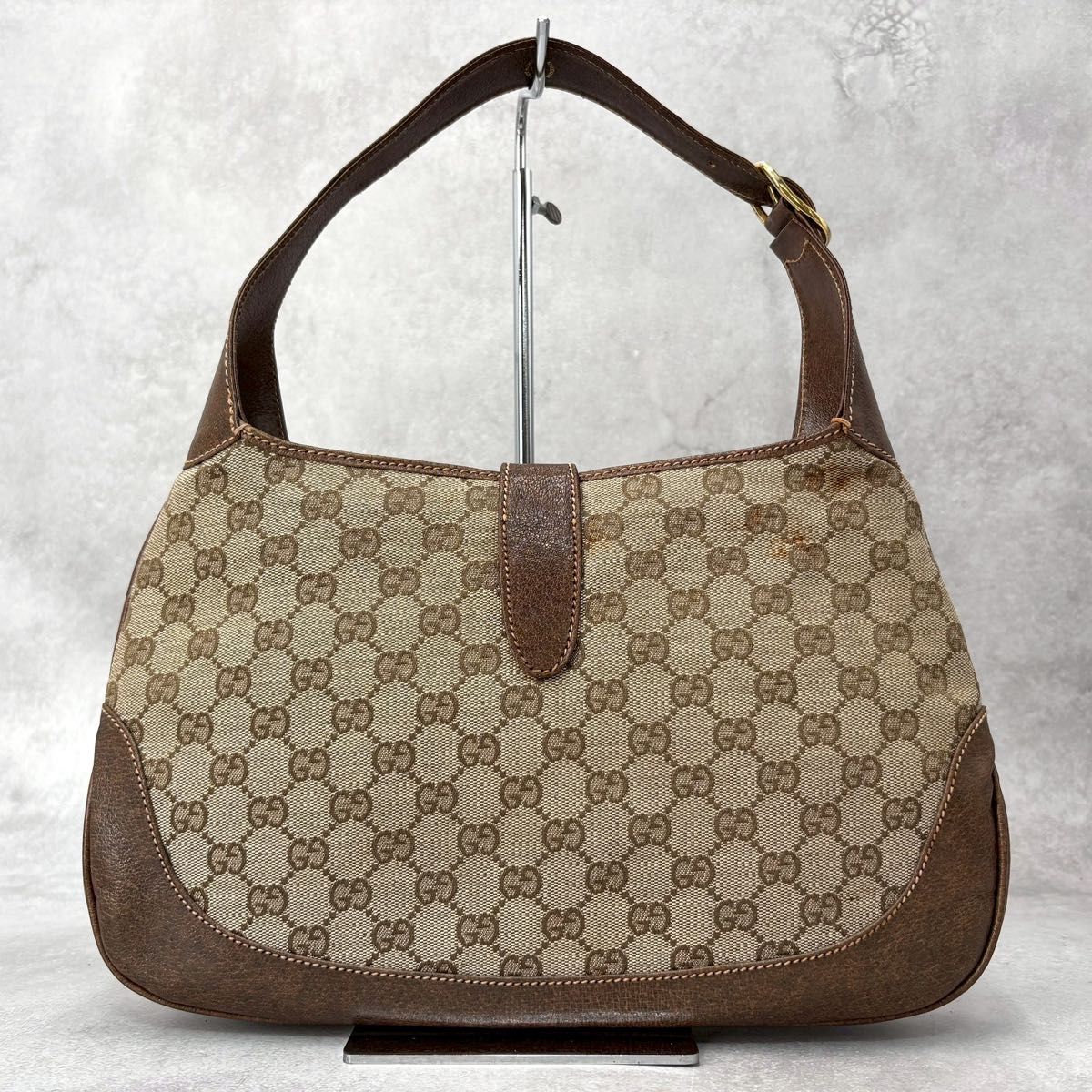 GUCCI グッチ ワンショルダーバッグ GGキャンバス シェリーライン