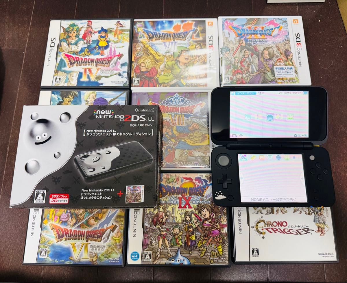 ドラゴンクエスト11 ニンテンドー2DS LL 本体 新品同様 ドラクエ 4 5 6