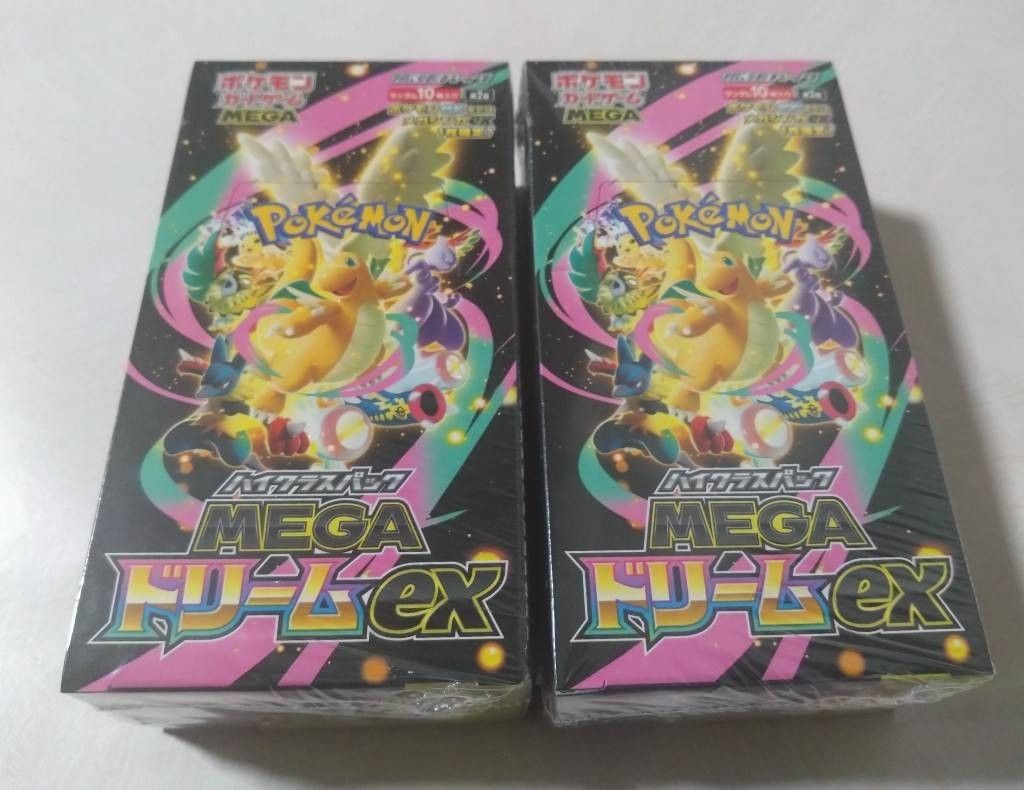 未開封シュリンク付き]MEGA ドリームex 2BOX【ポケモンカードゲーム