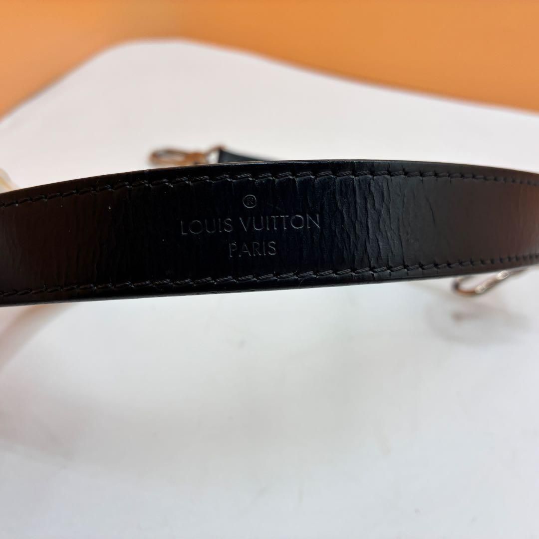 ルイヴィトン ショルダーストラップ レザー ストラップ 単品 シルバー