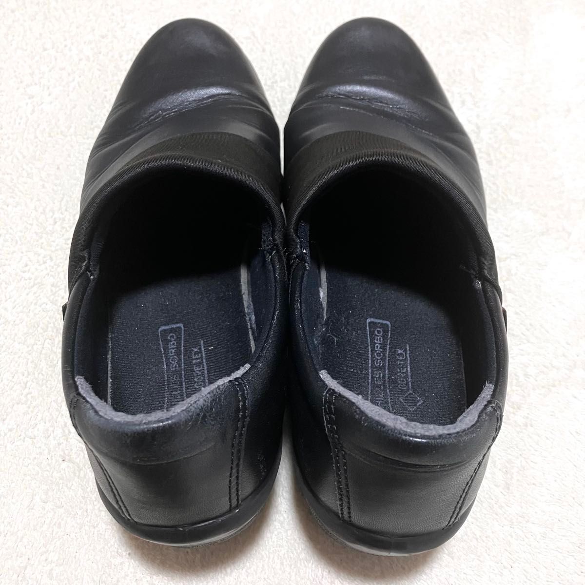 希少 アキレスソルボ レザー コンフォートシューズ スリッポン 23cm