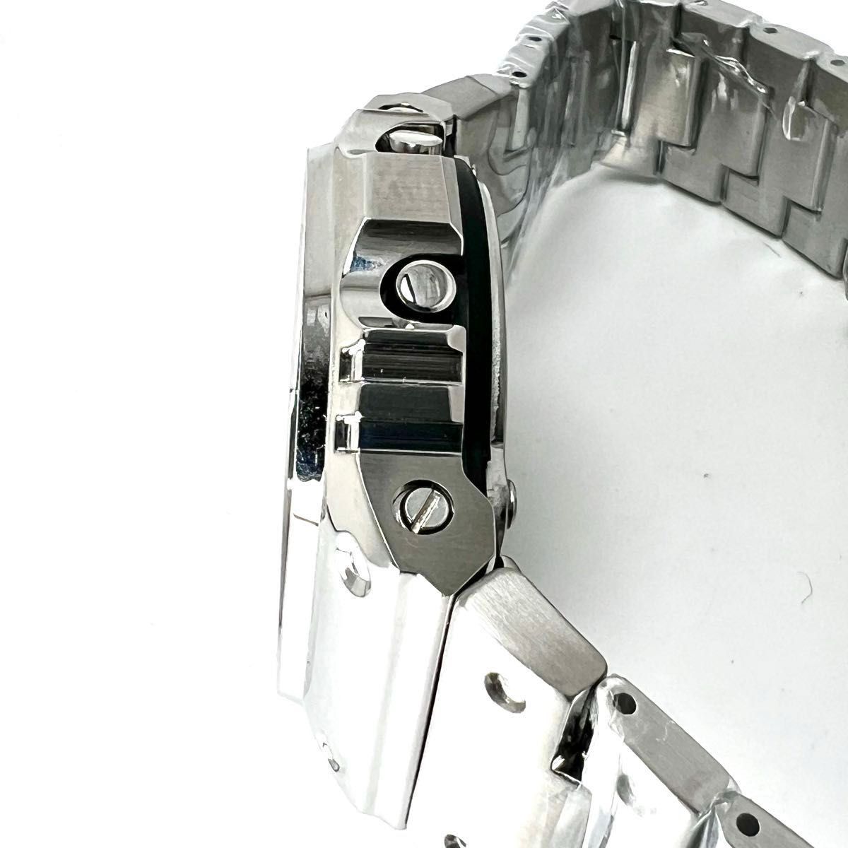 新品 G-SHOCK DW-5600UE フルメタルカスタム ステンレスシルバー