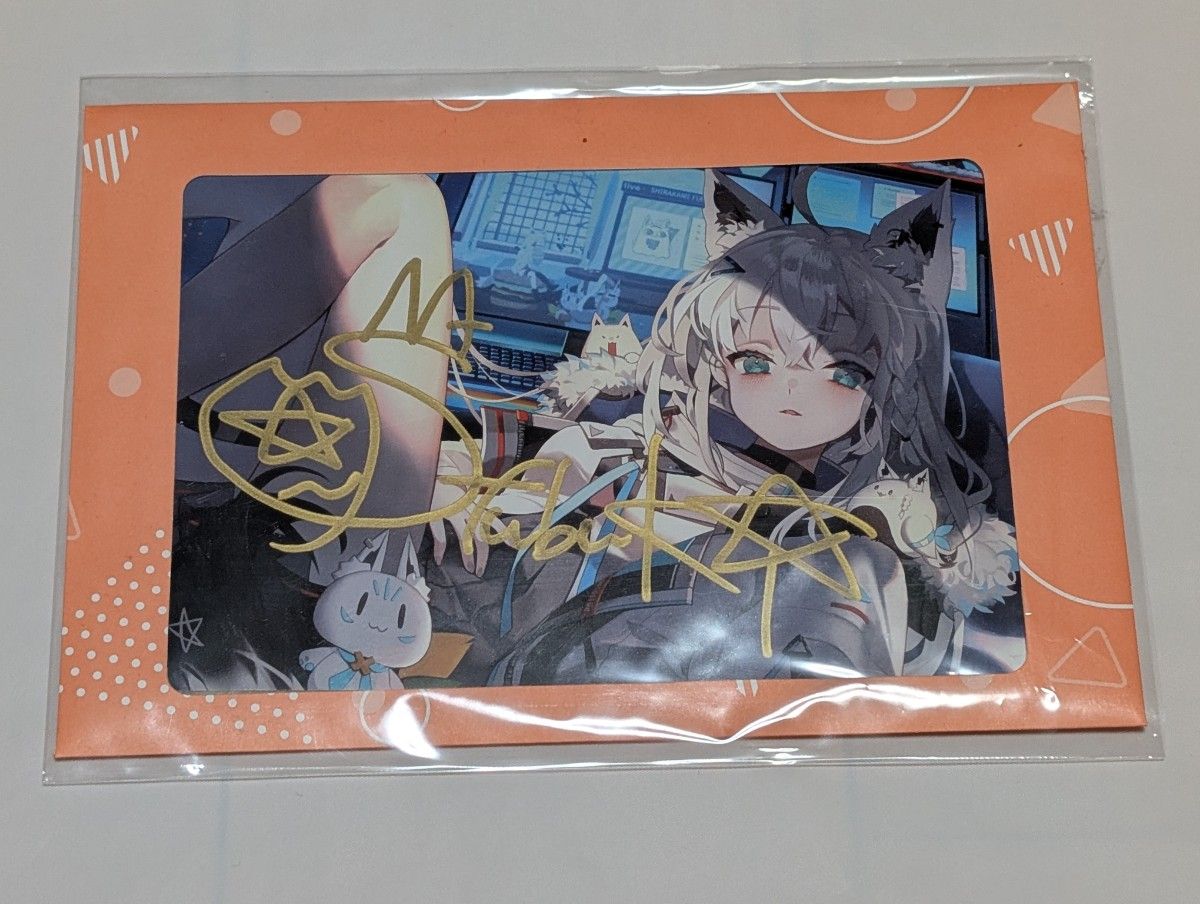 ホロライブ 直筆サイン入りポストカード 白上フブキ｜Yahoo!フリマ（旧