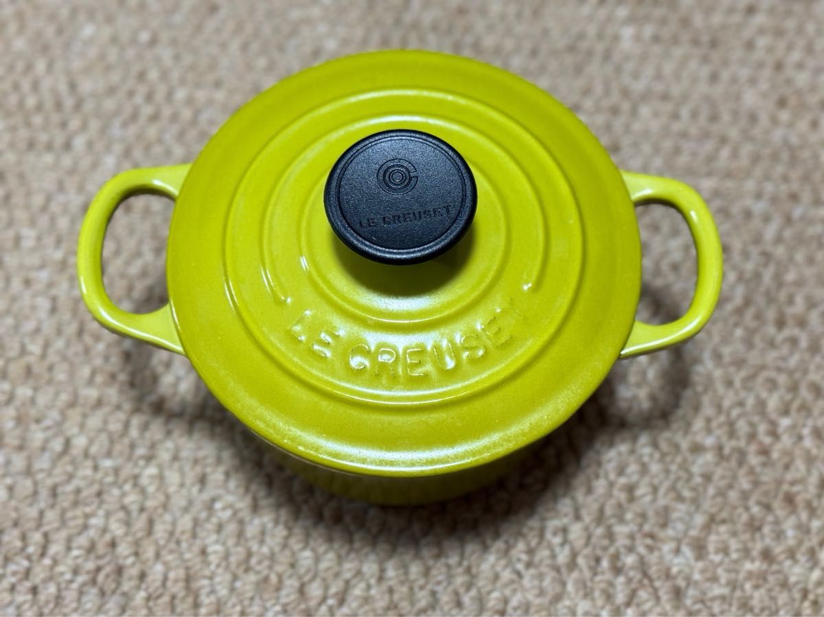 LE CREUSET ル・クルーゼ ココットロンド 両手鍋 ペアグリーン 14m