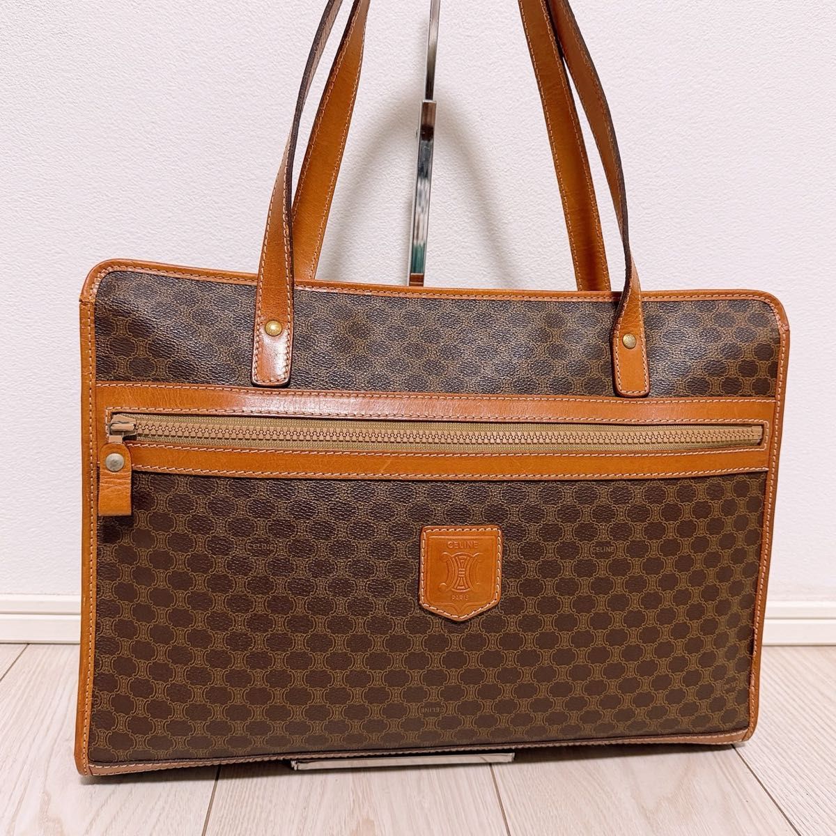 格安》CELINE(セリーヌ)ハンドバッグ PVC マカダム柄｜Yahoo!フリマ
