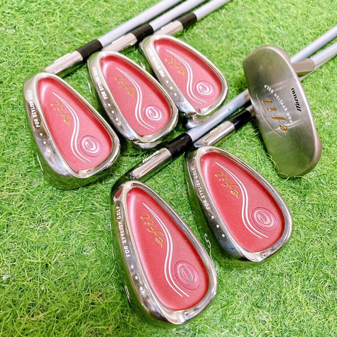 クラブのみ ミズノ エフィール ゴルフクラブ レディースセット 右利き