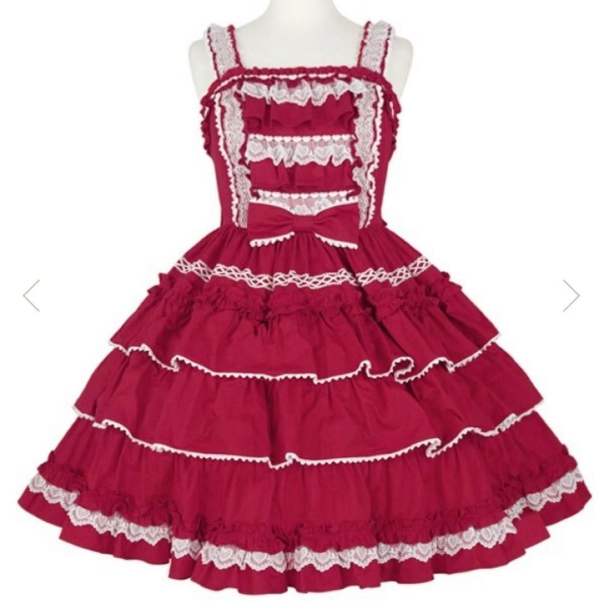 Angelic Pretty Prettyフリルジャンパースカート ロリータ｜Yahoo