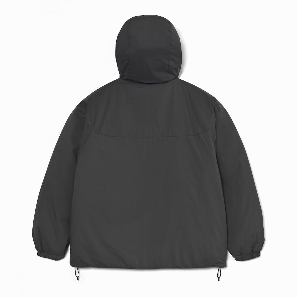 ENNOY PADDED NYLON HOODIE GRAY Mサイズ エンノイ グレー パデッド