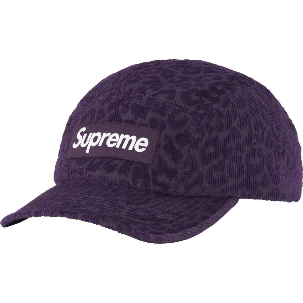 Supreme Leopard Corduroy Camp Cap キャップ レオパード ヒョウ柄