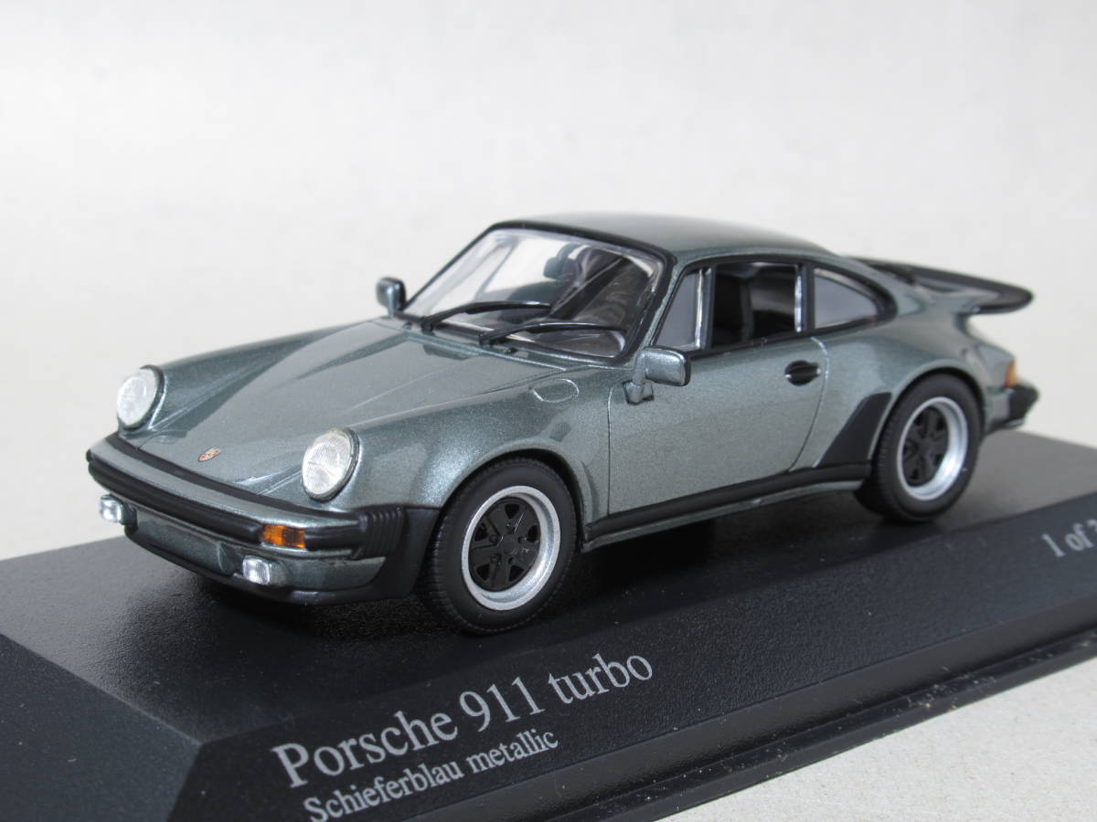 Yahoo!オークション - 1/43 ポルシェ 911 ターボ 1977 ブルーメタリッ