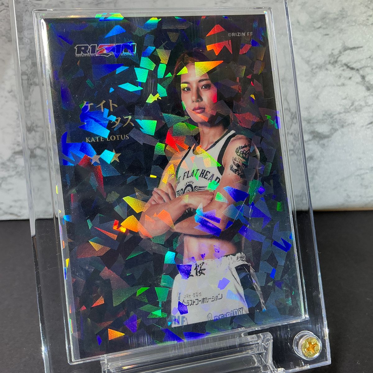 ケイト・ロータス RIZIN リアルカード 【豪華スクリューダウン付き