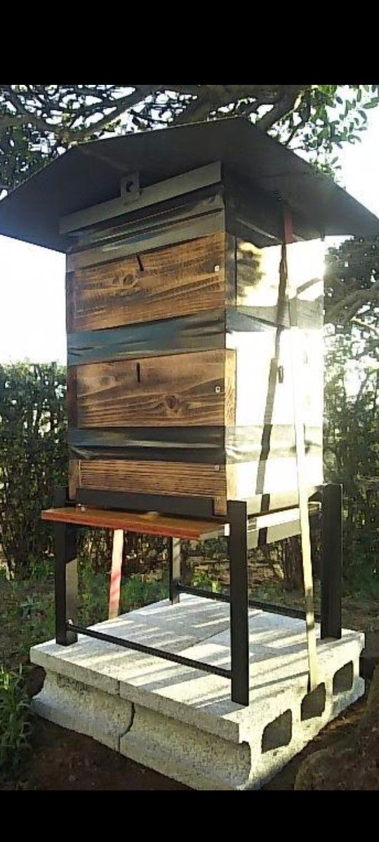 重箱式巣箱台 300ミリ用 ニホンミツバチ 鉄製台｜Yahoo!フリマ（旧