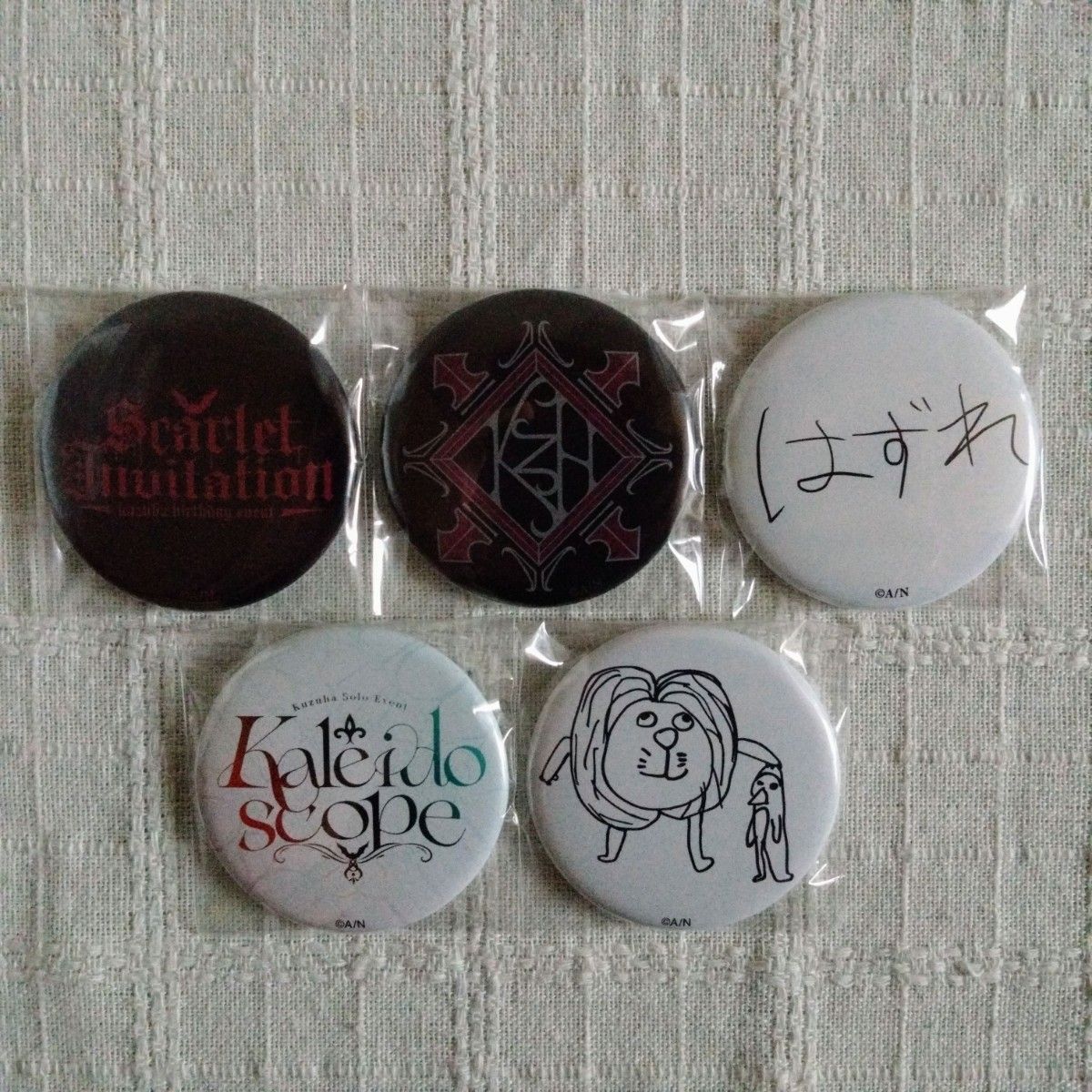にじさんじ 葛葉 缶バッジ Scarlet Invitation Kaleidoscope｜Yahoo
