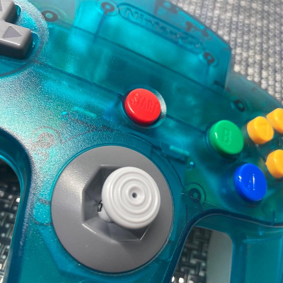 フルメンテナンス】ニンテンドー64 コントローラー ブロス クリア