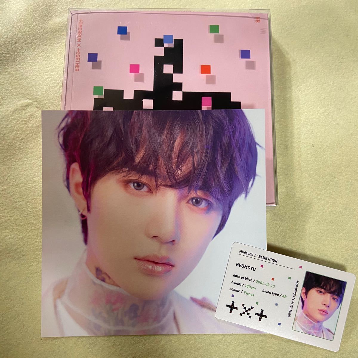 ボムギュ memories トレカ TXT ボムギュ トレカ ボムギュ memories