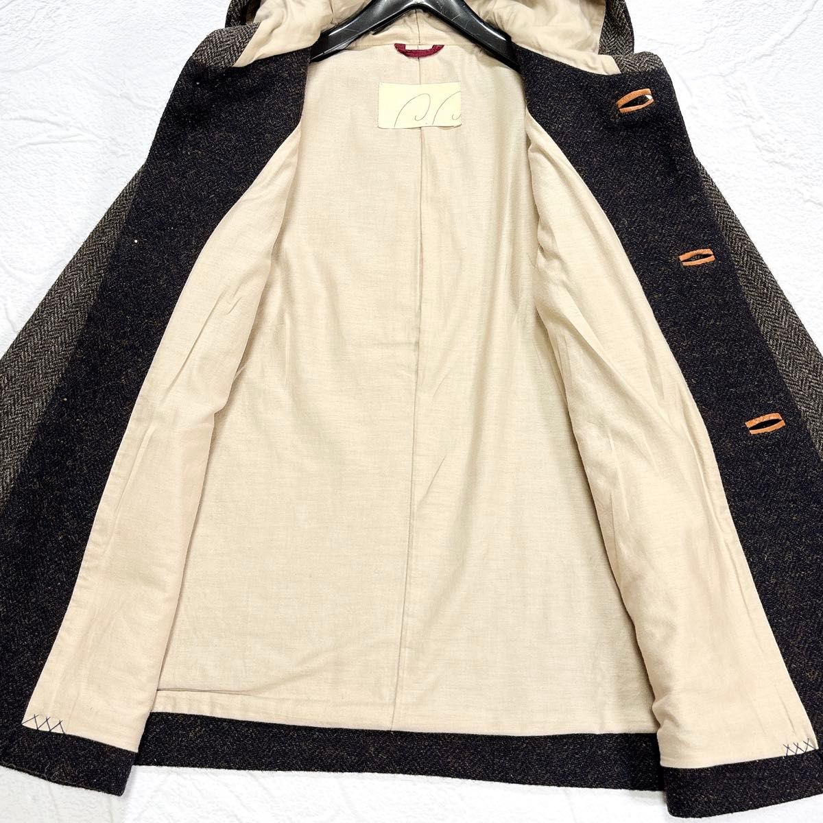 美品 Pallas Palace パラスパレス フード付き ウールジャケット