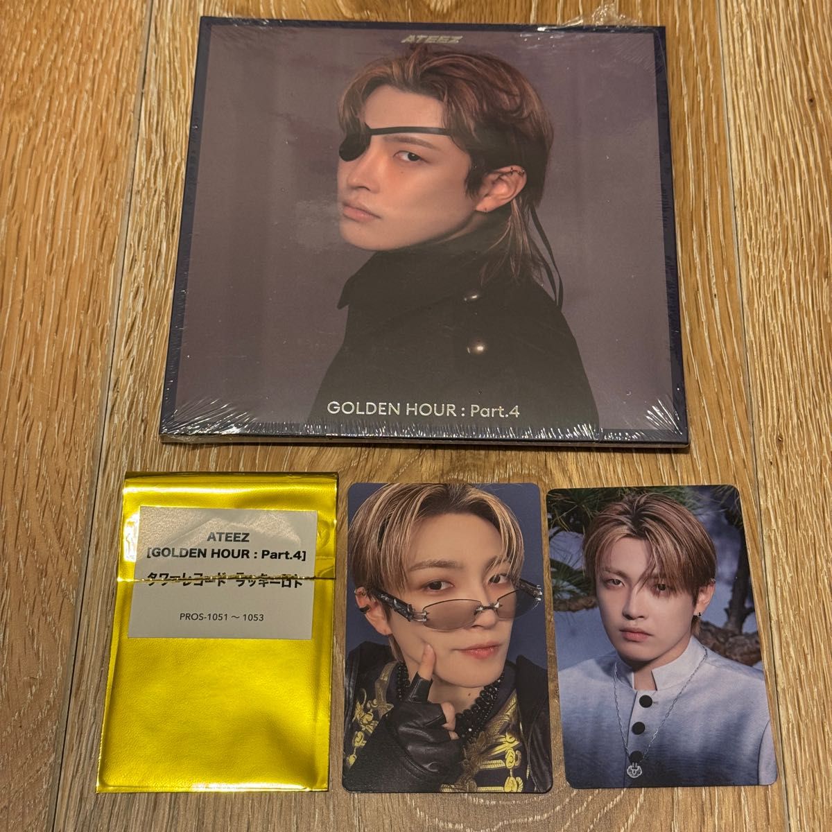 ATEEZ トレカ タワレコ ラキロト ラッキーロト ホンジュン 店舗特典