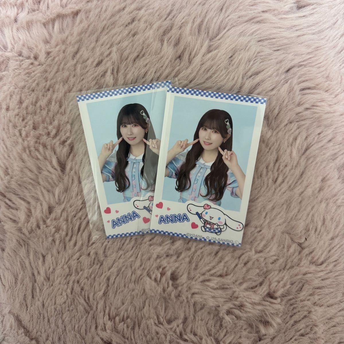 イコラブ ＝LOVE シナモロール シナモンコラボ フォトカード チェキ