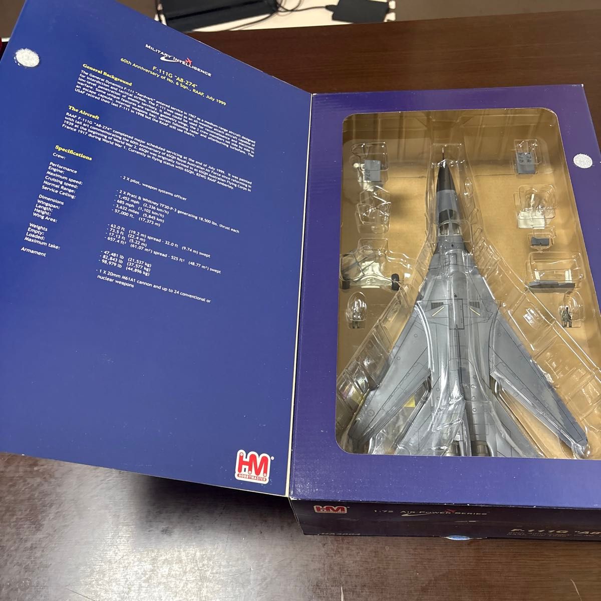 ホビーマスター 1／72 F-111G アードバーク オーストラリア空軍 60周年