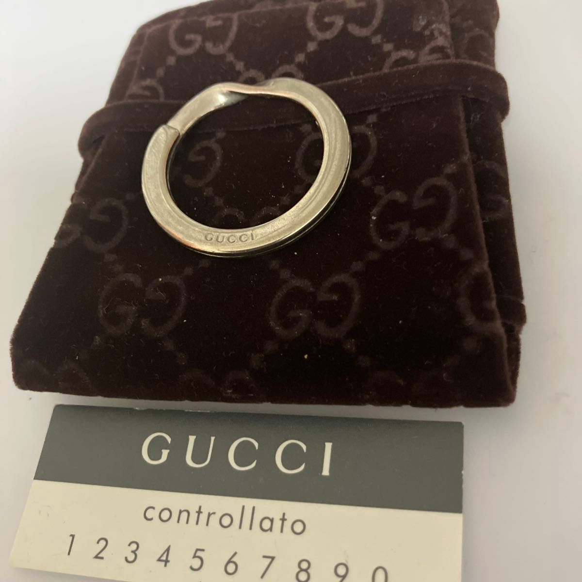 GUCCI グッチ キーリング キーホルダー シルバー GGロゴ｜Yahoo!フリマ