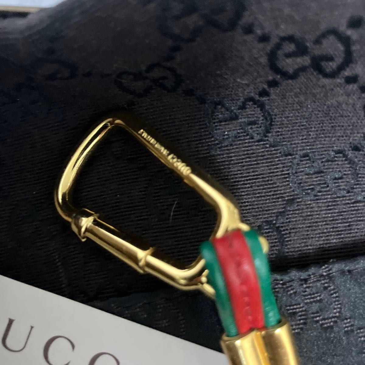 GUCCI グッチ キーホルダー キーリング ゴールド インターロッキングG