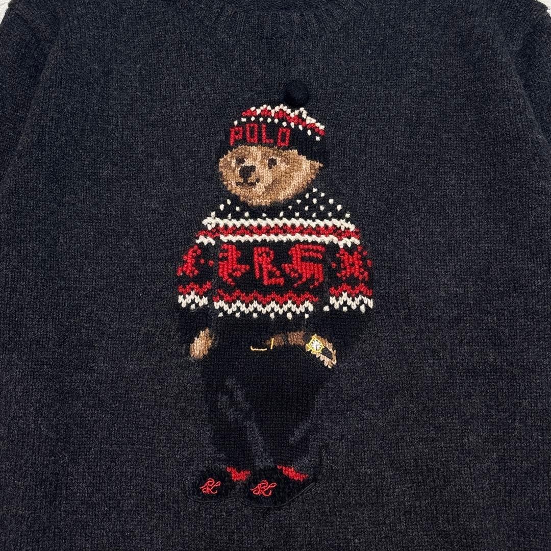 ポロラルフローレン ポロベアニット カシミヤ混 L セーター POLO RALPH