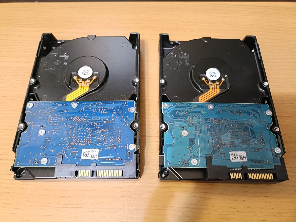 正常 2台セット 東芝 HDD 3TB DT01ACA300 SATA ハードディスク