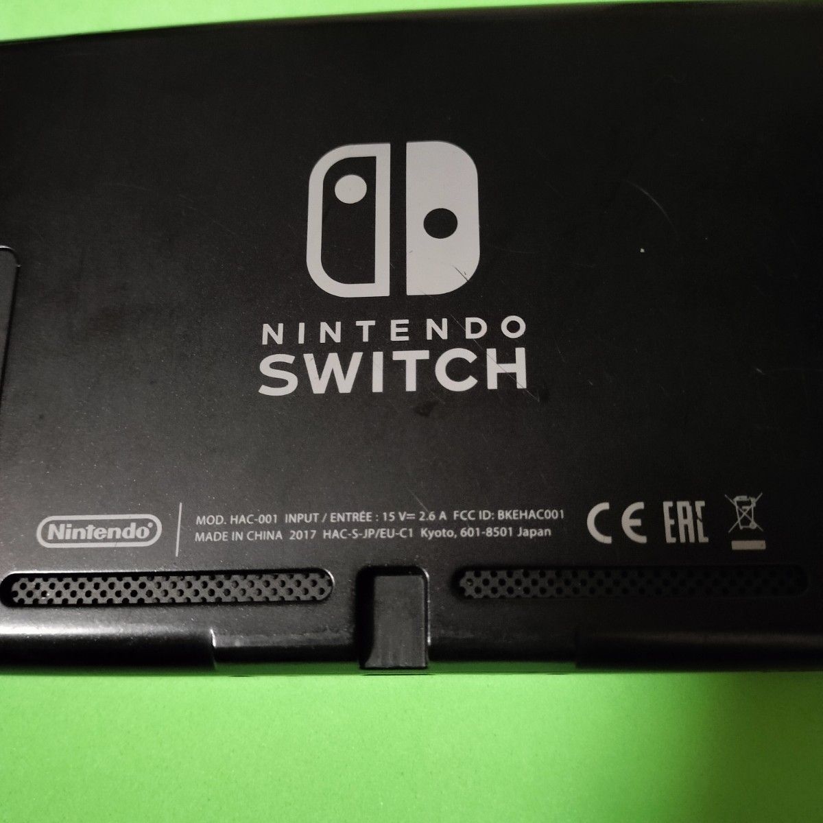 任天堂スイッチ本体XAJ 画面綺麗 電源付く 充電可 ジャンク品 Nintendo