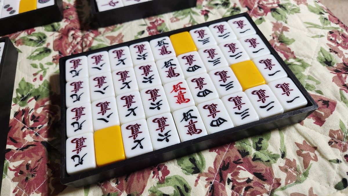 麻雀一式 マージャンパイ 点数棒 全部 set 麻雀セット 麻雀牌 点棒