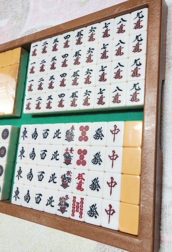 麻雀一式 マージャンパイ 点数棒 全部 set 麻雀セット 麻雀牌 点棒