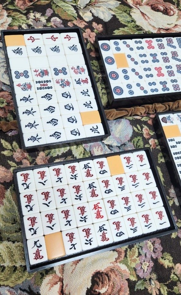 麻雀一式 マージャンパイ 点数棒 全部 set 麻雀セット 麻雀牌 点棒