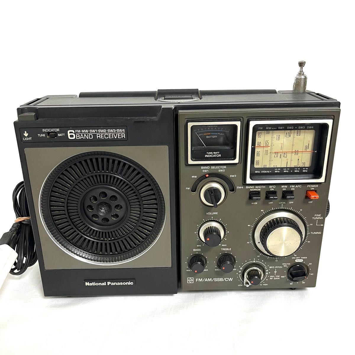 National Panasonic COUGAR クーガー RF-1188 BCLラジオ 6バンドラジオ
